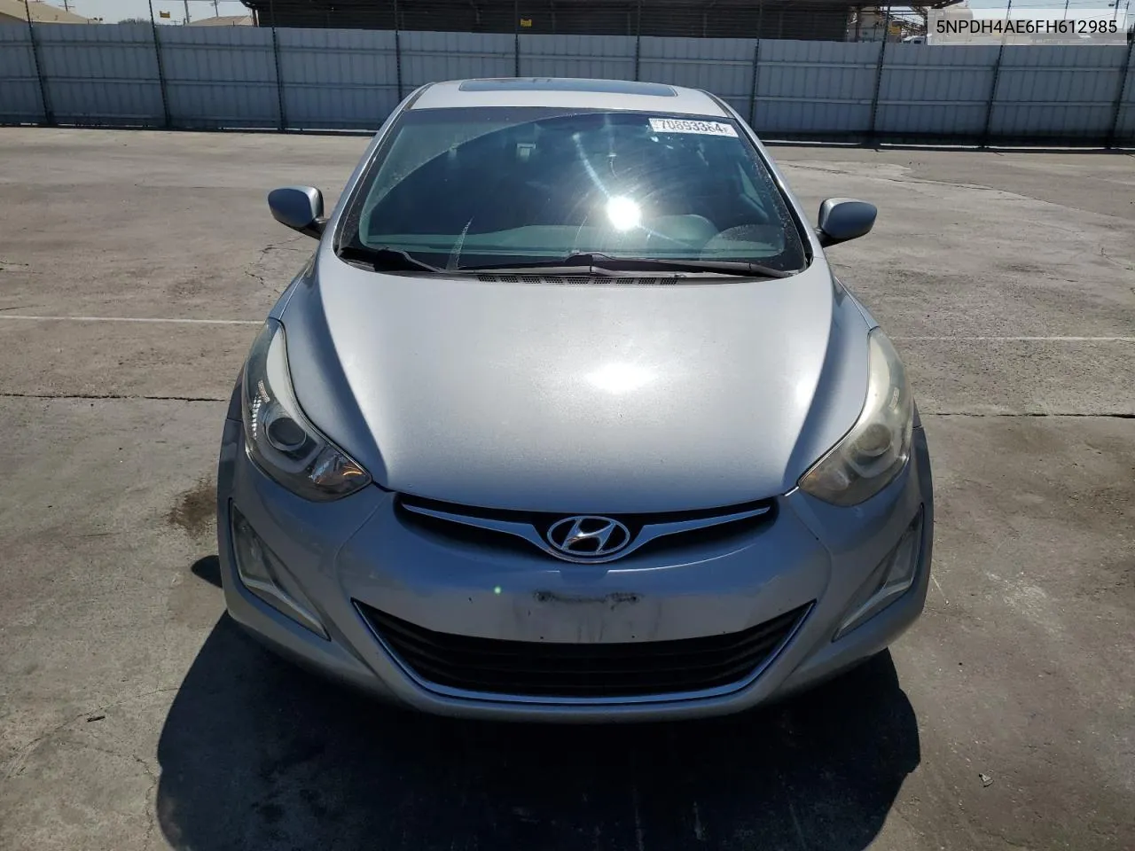 5NPDH4AE6FH612985 2015 Hyundai Elantra Se