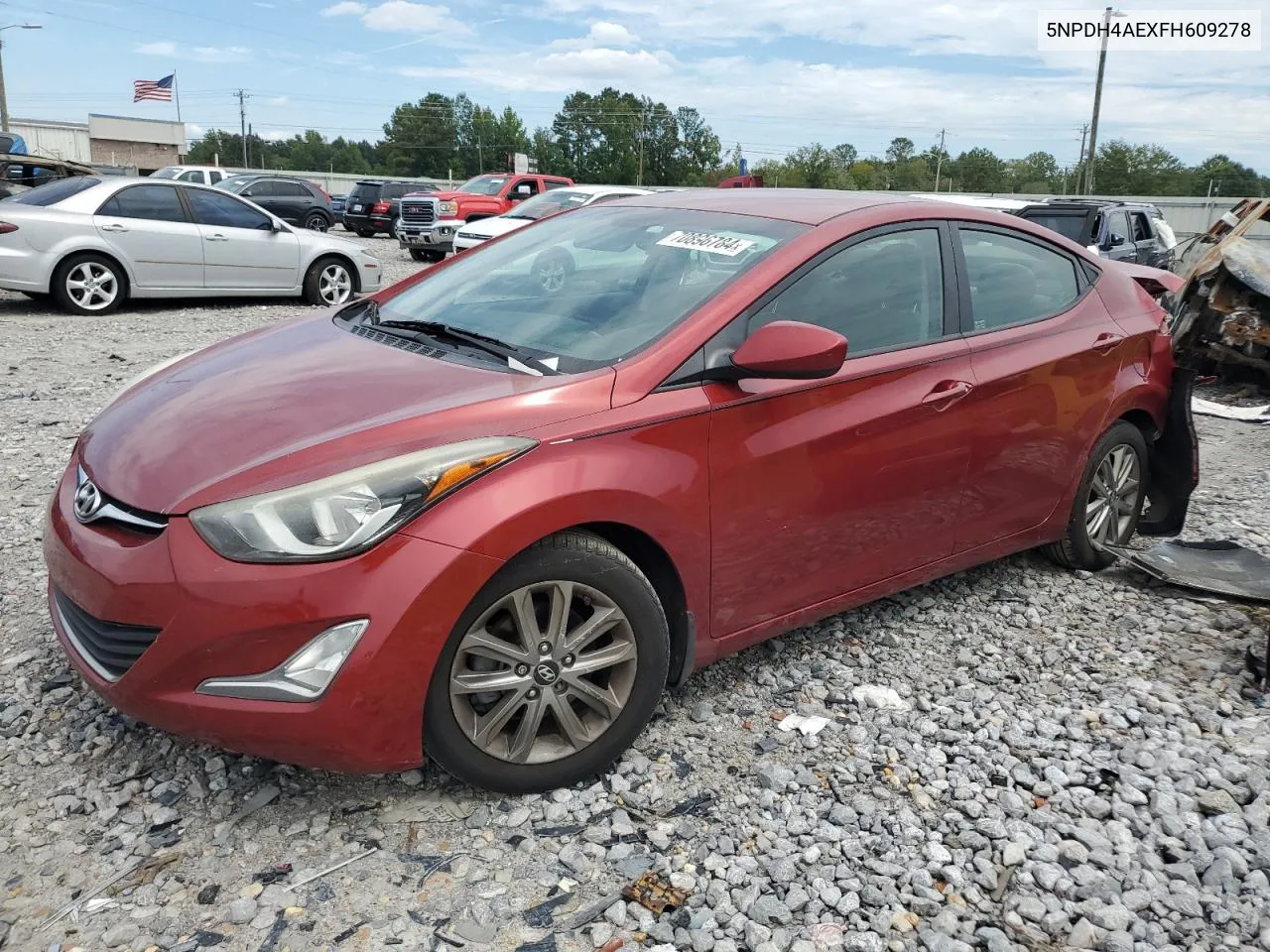 2015 Hyundai Elantra Se VIN: 5NPDH4AEXFH609278 Lot: 70896784