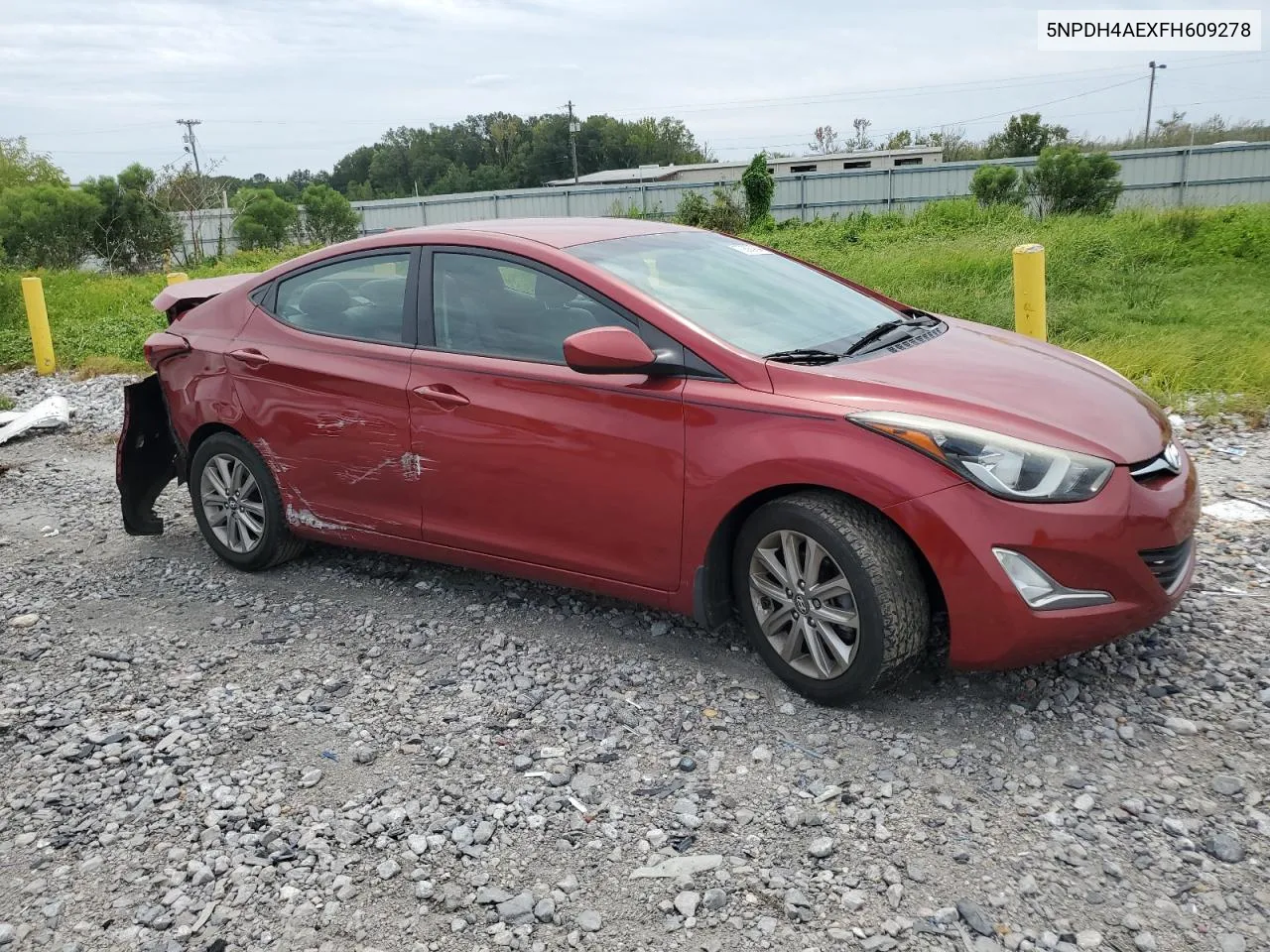 2015 Hyundai Elantra Se VIN: 5NPDH4AEXFH609278 Lot: 70896784