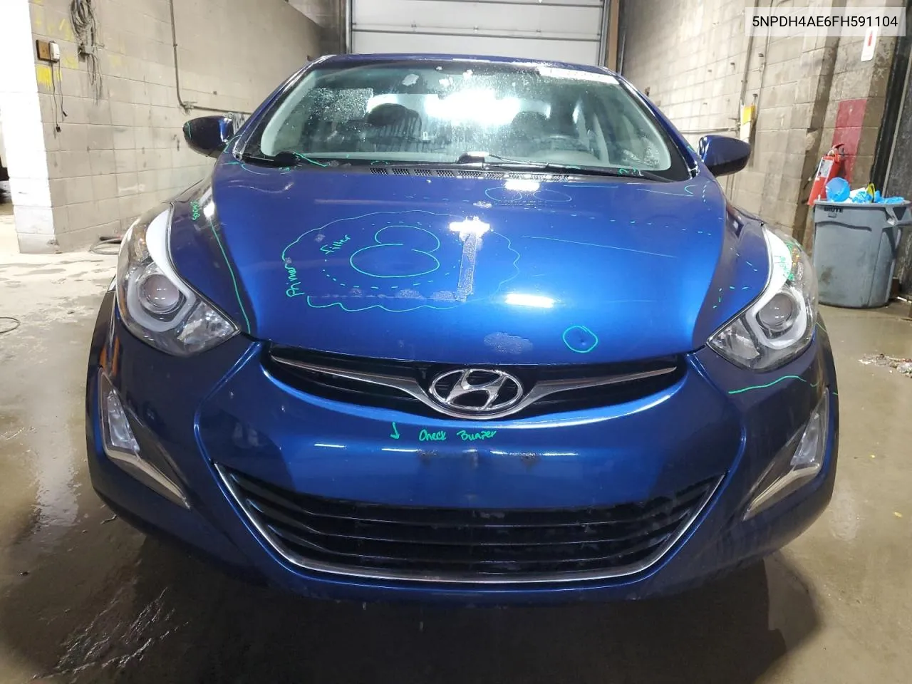 2015 Hyundai Elantra Se VIN: 5NPDH4AE6FH591104 Lot: 71396464