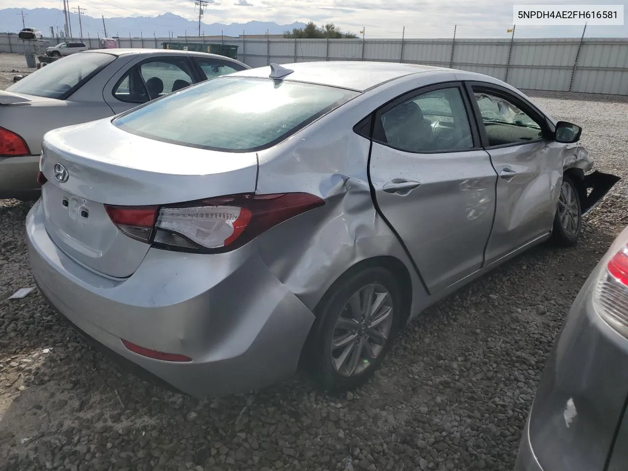 2015 Hyundai Elantra Se VIN: 5NPDH4AE2FH616581 Lot: 71598114