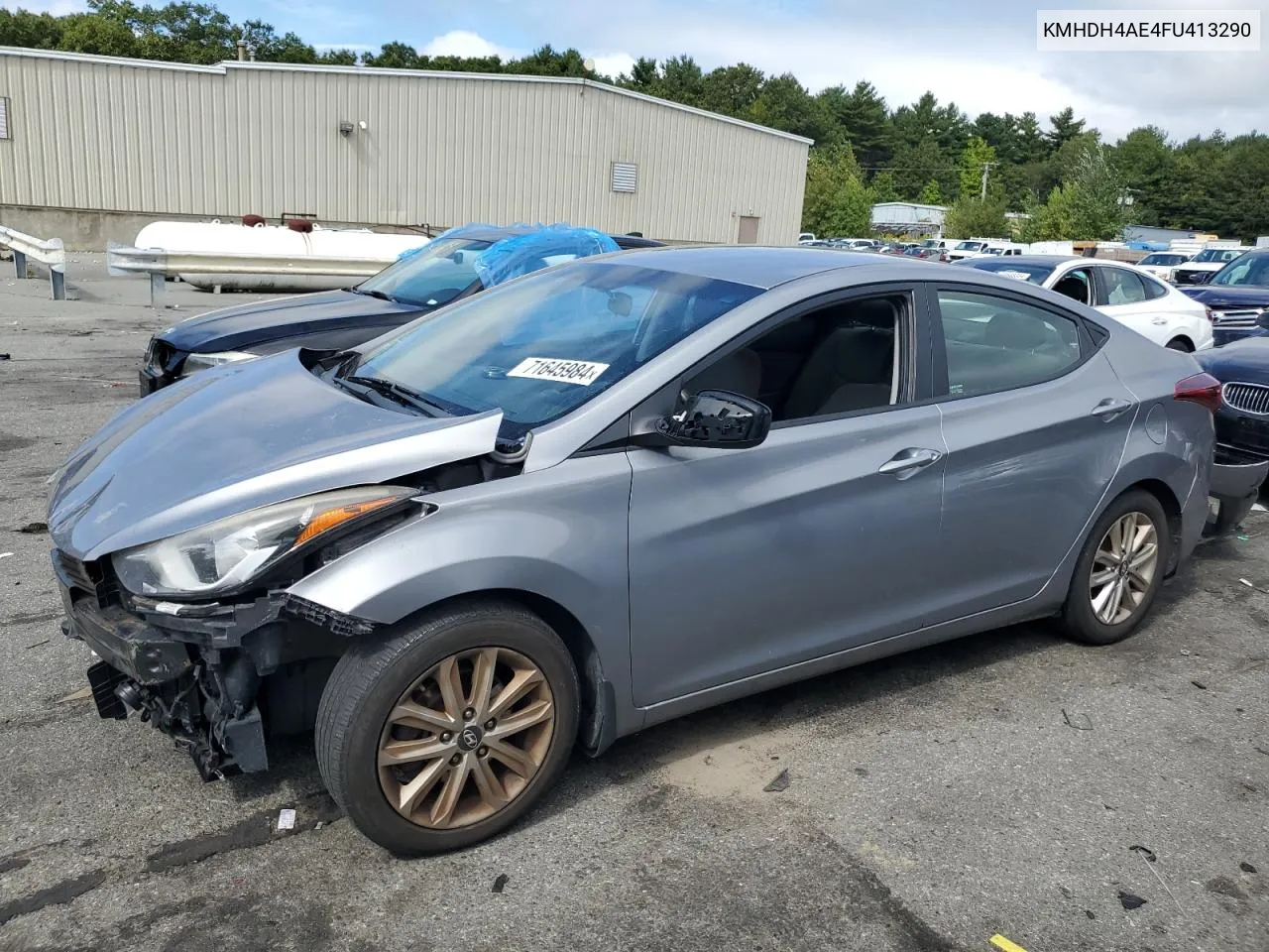 2015 Hyundai Elantra Se VIN: KMHDH4AE4FU413290 Lot: 71645984