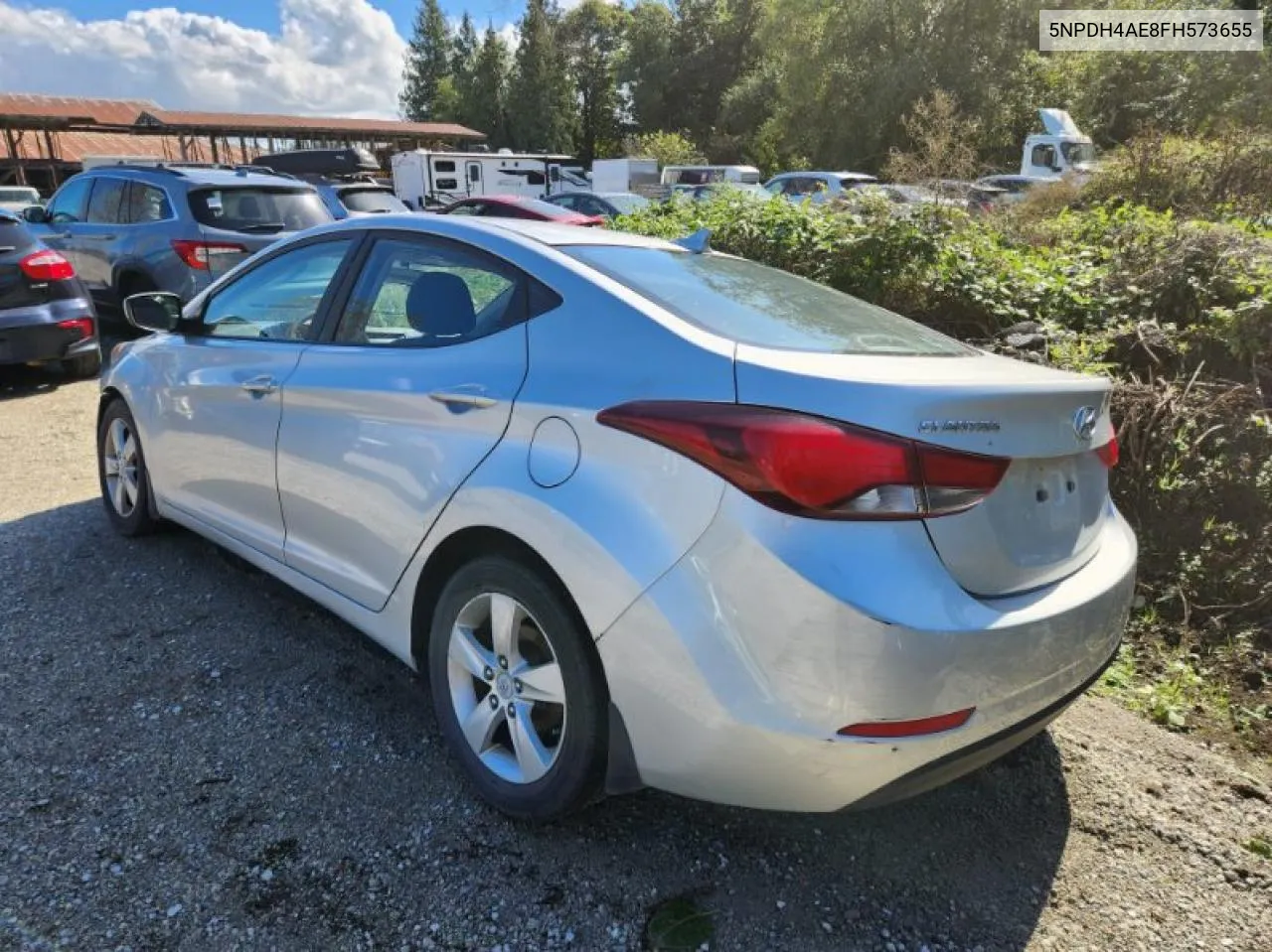 2015 Hyundai Elantra Se VIN: 5NPDH4AE8FH573655 Lot: 71710824