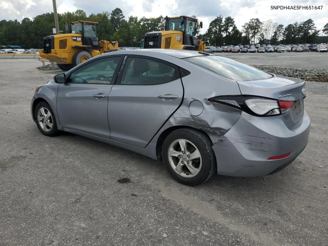 2015 Hyundai Elantra Se VIN: 5NPDH4AE5FH651647 Lot: 71754054