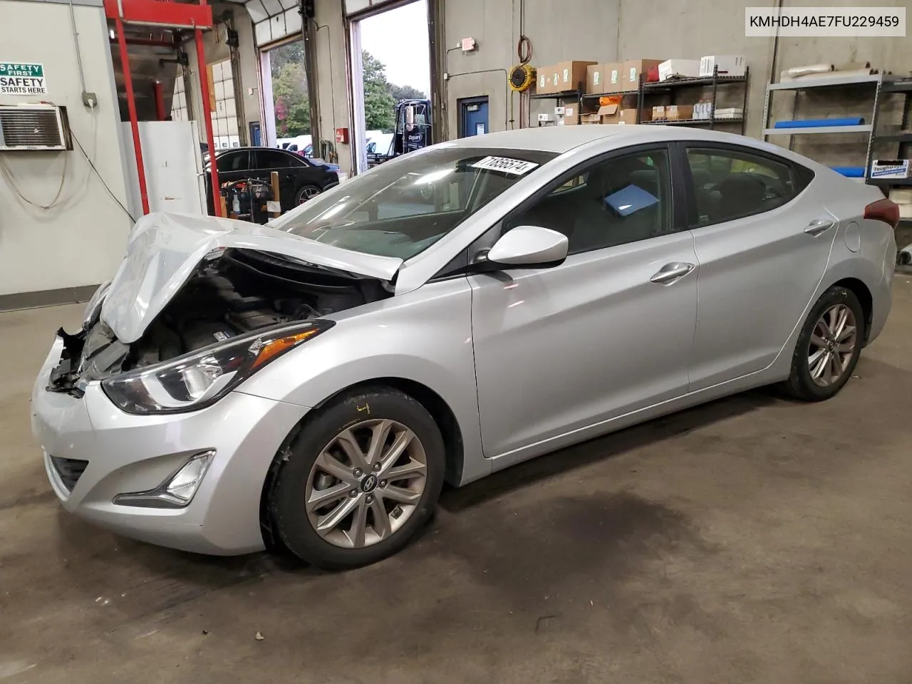 2015 Hyundai Elantra Se VIN: KMHDH4AE7FU229459 Lot: 71856574