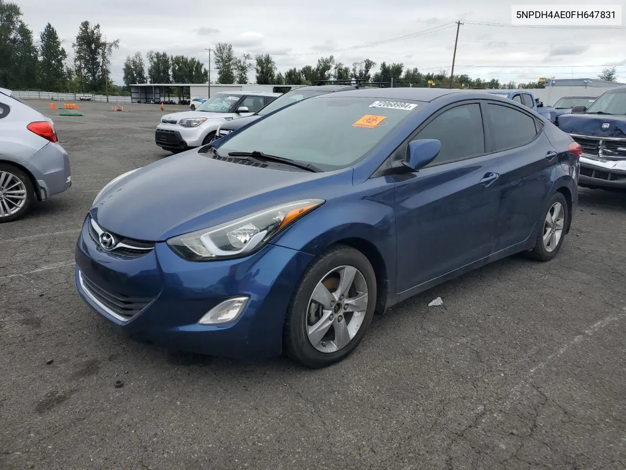 5NPDH4AE0FH647831 2015 Hyundai Elantra Se