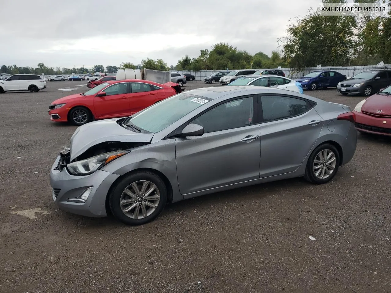 KMHDH4AE0FU455018 2015 Hyundai Elantra Se