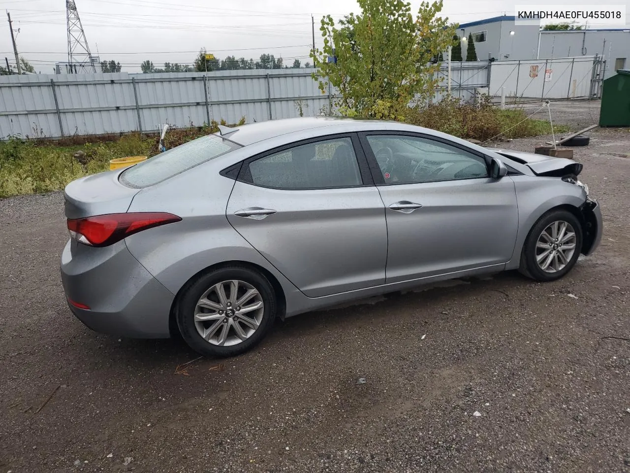 KMHDH4AE0FU455018 2015 Hyundai Elantra Se