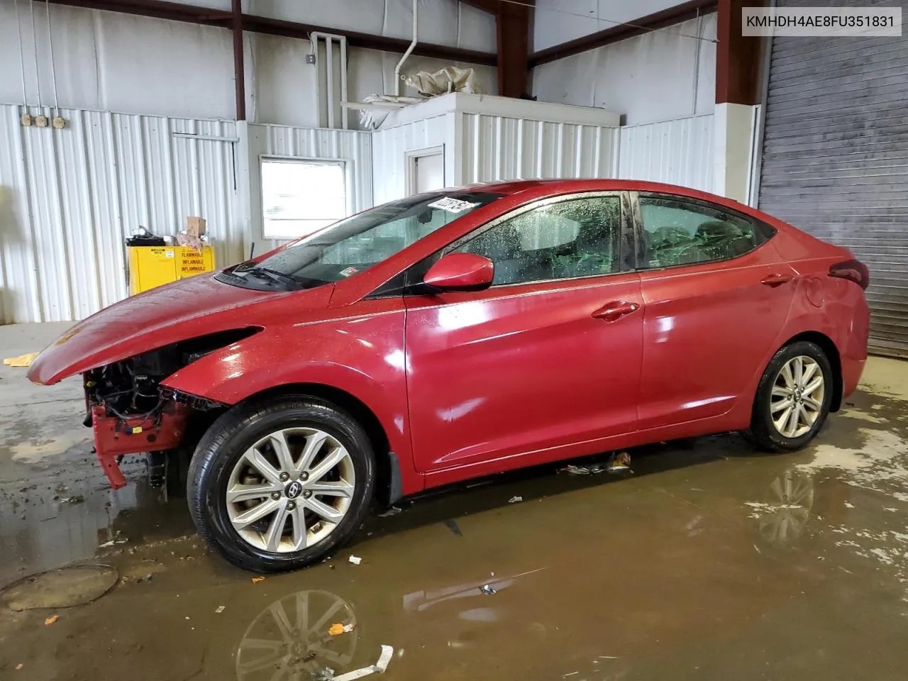 KMHDH4AE8FU351831 2015 Hyundai Elantra Se