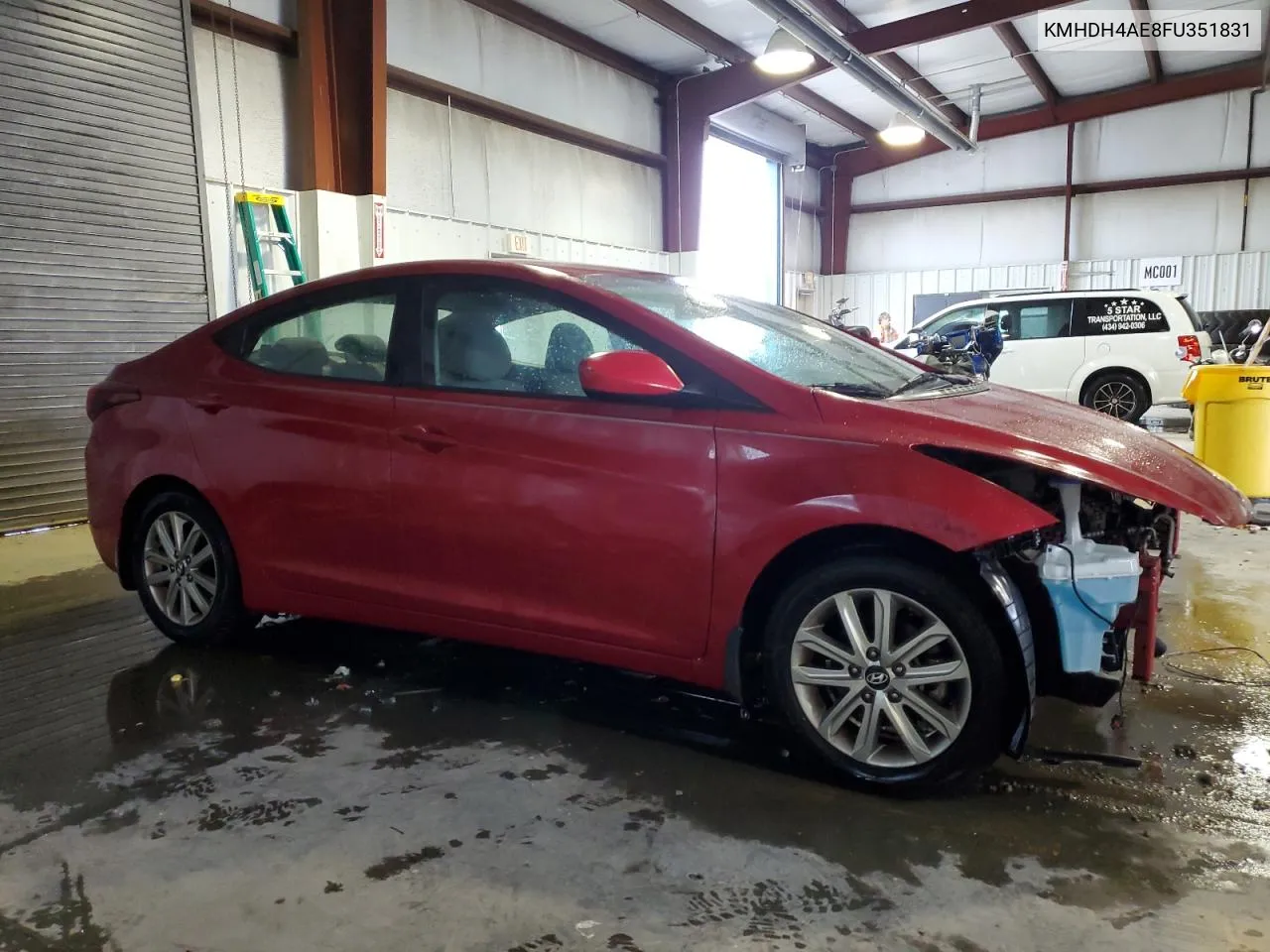 KMHDH4AE8FU351831 2015 Hyundai Elantra Se