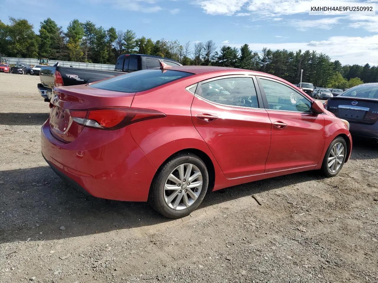 2015 Hyundai Elantra Se VIN: KMHDH4AE9FU250992 Lot: 72499794