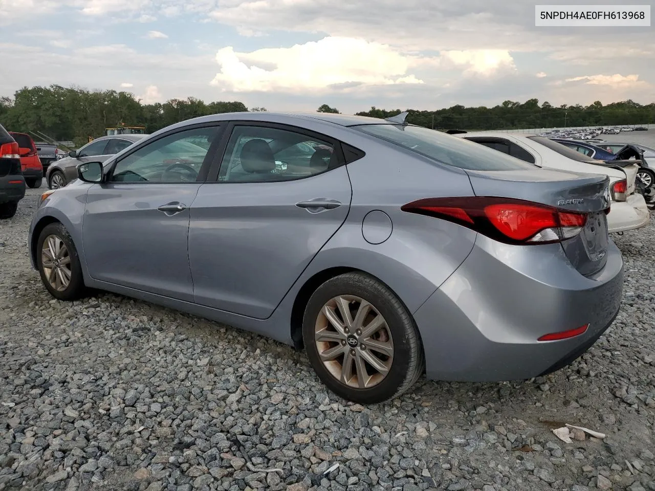 2015 Hyundai Elantra Se VIN: 5NPDH4AE0FH613968 Lot: 72518844