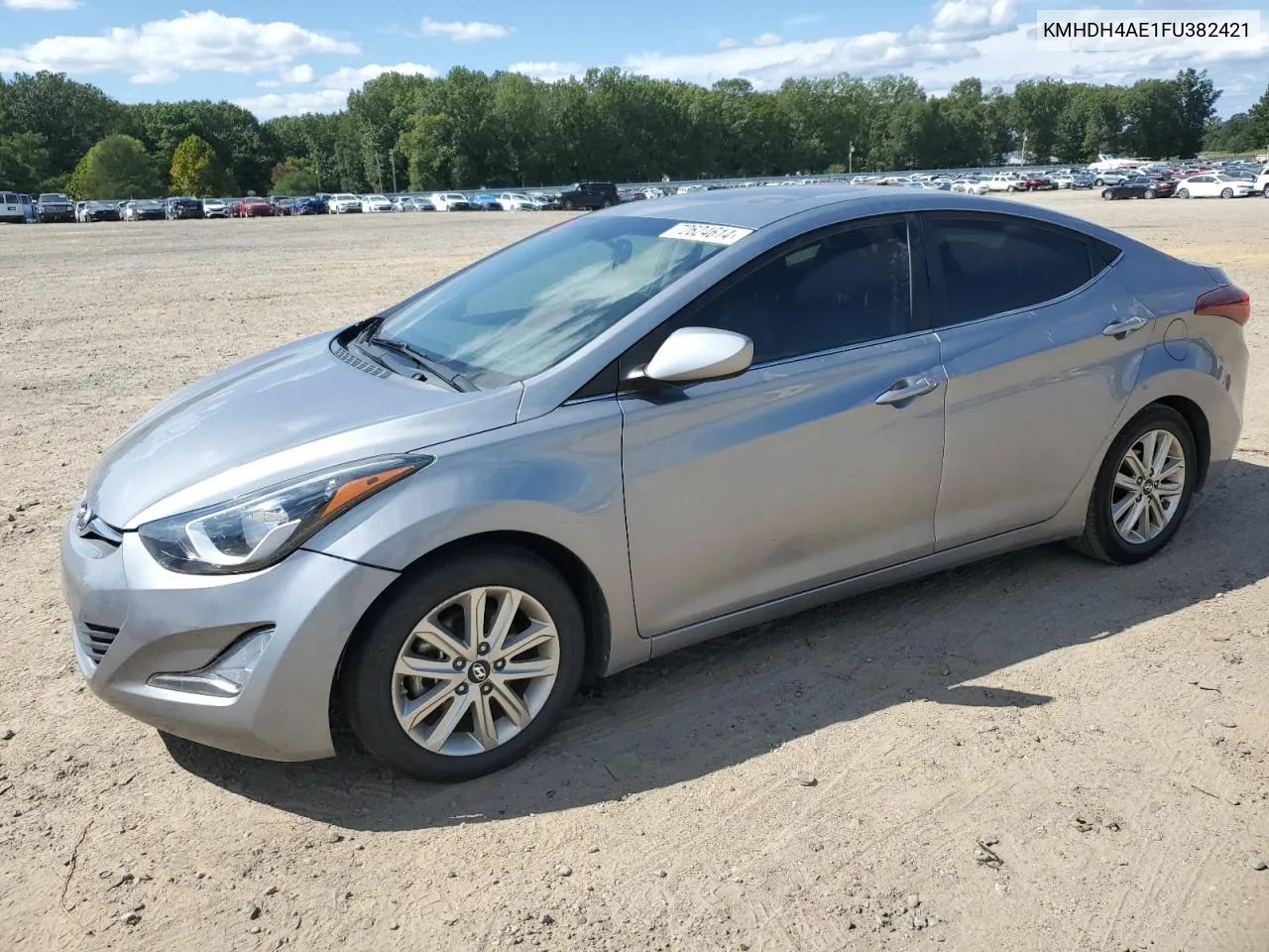 2015 Hyundai Elantra Se VIN: KMHDH4AE1FU382421 Lot: 72624614