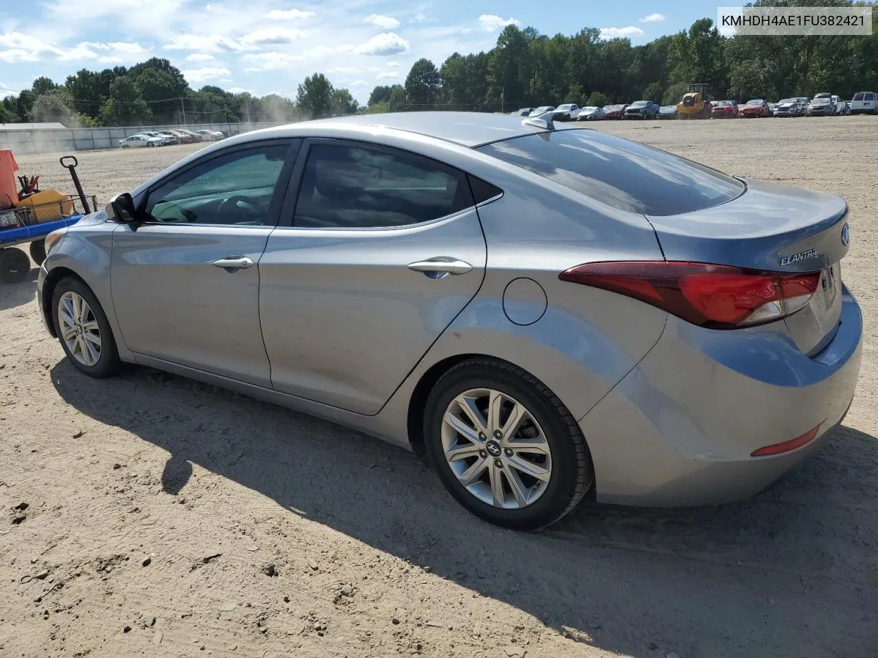 2015 Hyundai Elantra Se VIN: KMHDH4AE1FU382421 Lot: 72624614