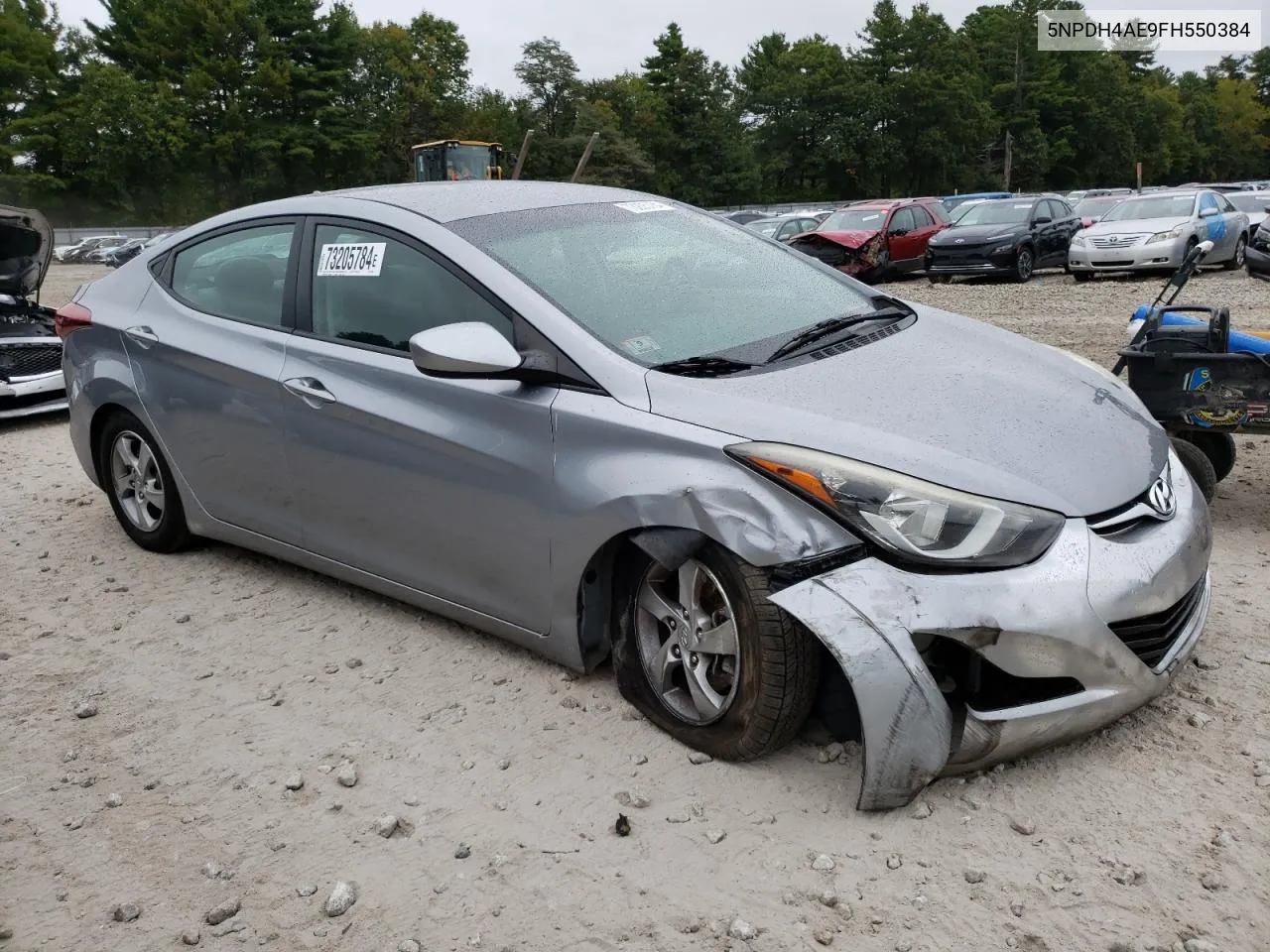 2015 Hyundai Elantra Se VIN: 5NPDH4AE9FH550384 Lot: 73205784