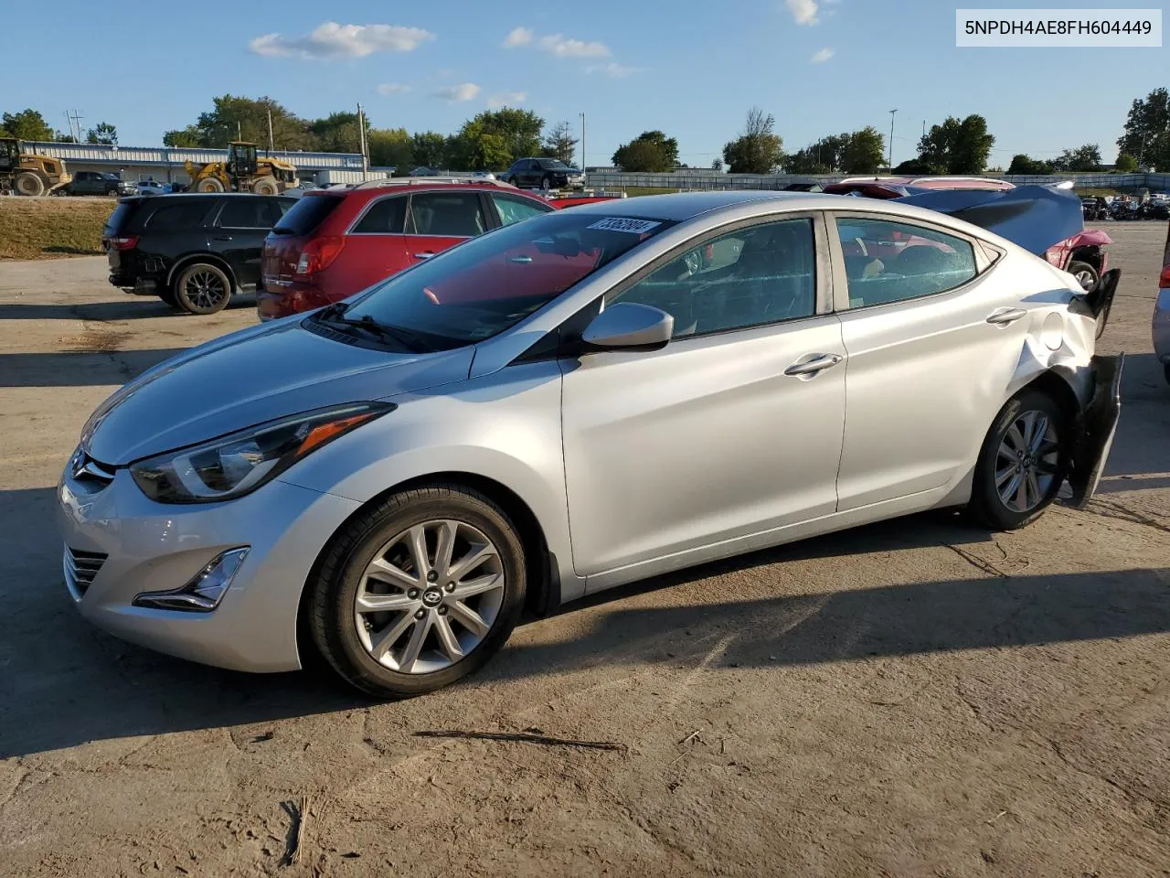 2015 Hyundai Elantra Se VIN: 5NPDH4AE8FH604449 Lot: 73362804