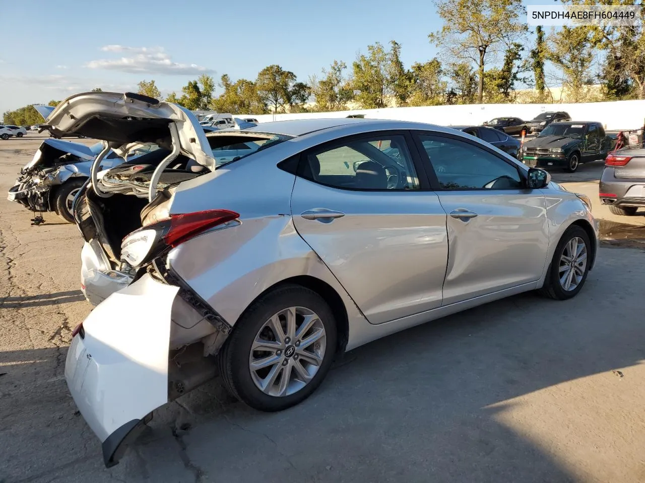 2015 Hyundai Elantra Se VIN: 5NPDH4AE8FH604449 Lot: 73362804