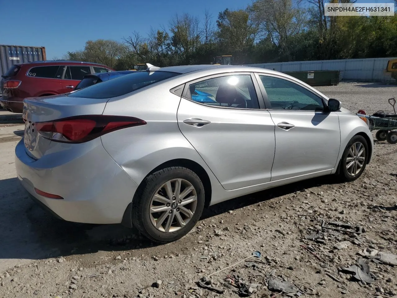 2015 Hyundai Elantra Se VIN: 5NPDH4AE2FH631341 Lot: 74023264