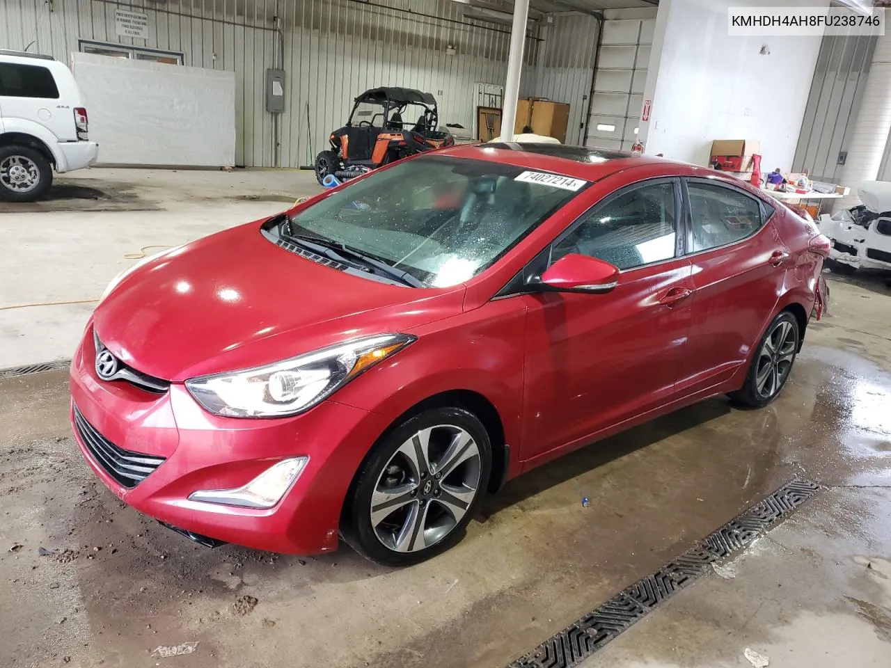 KMHDH4AH8FU238746 2015 Hyundai Elantra Se