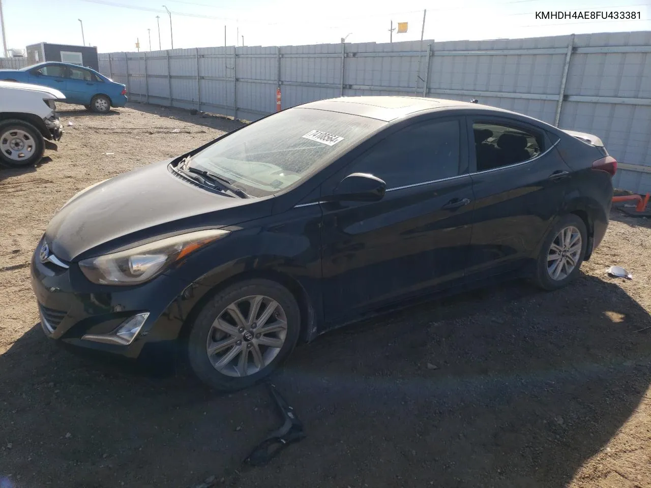 2015 Hyundai Elantra Se VIN: KMHDH4AE8FU433381 Lot: 74108564