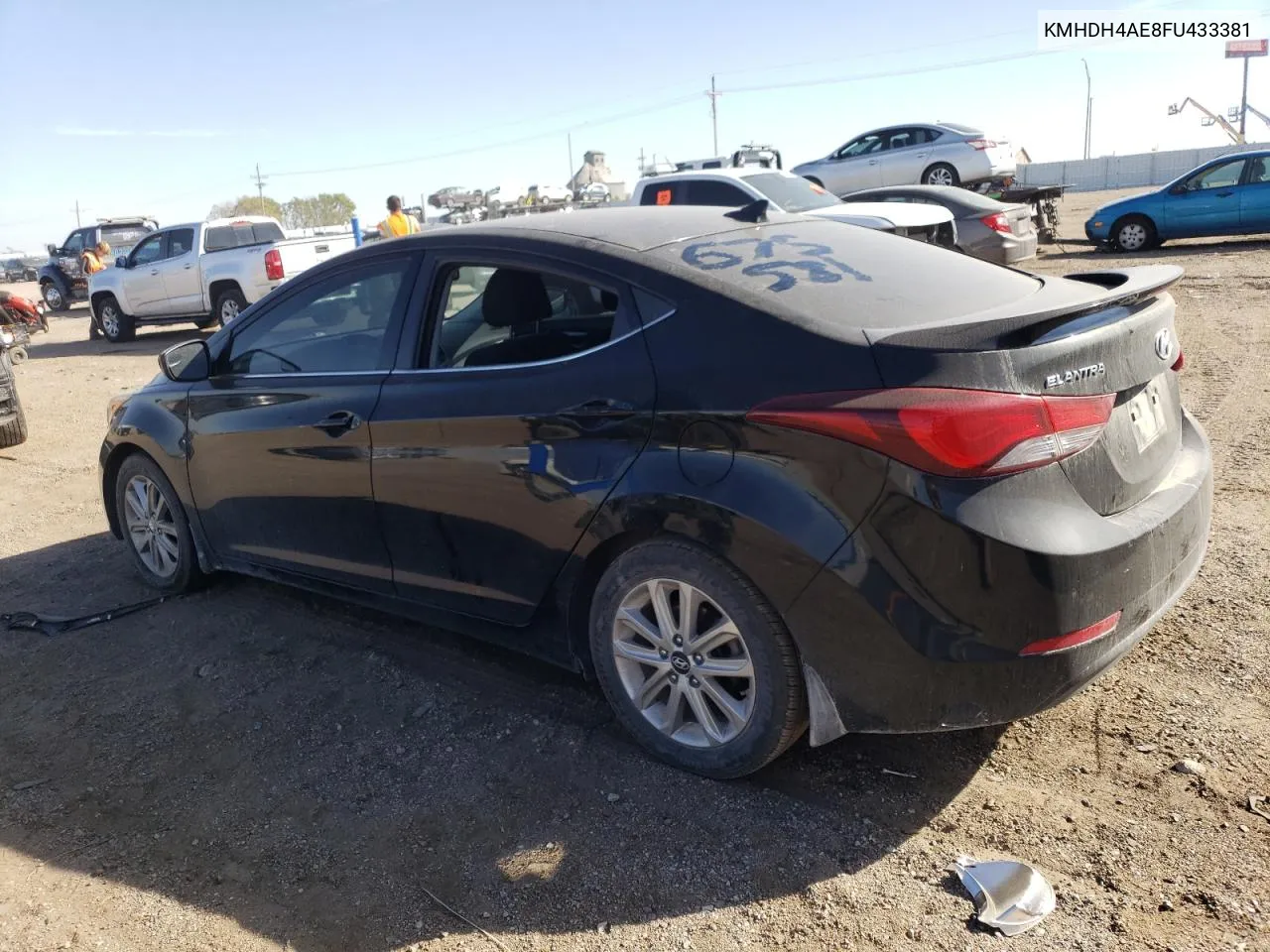 KMHDH4AE8FU433381 2015 Hyundai Elantra Se