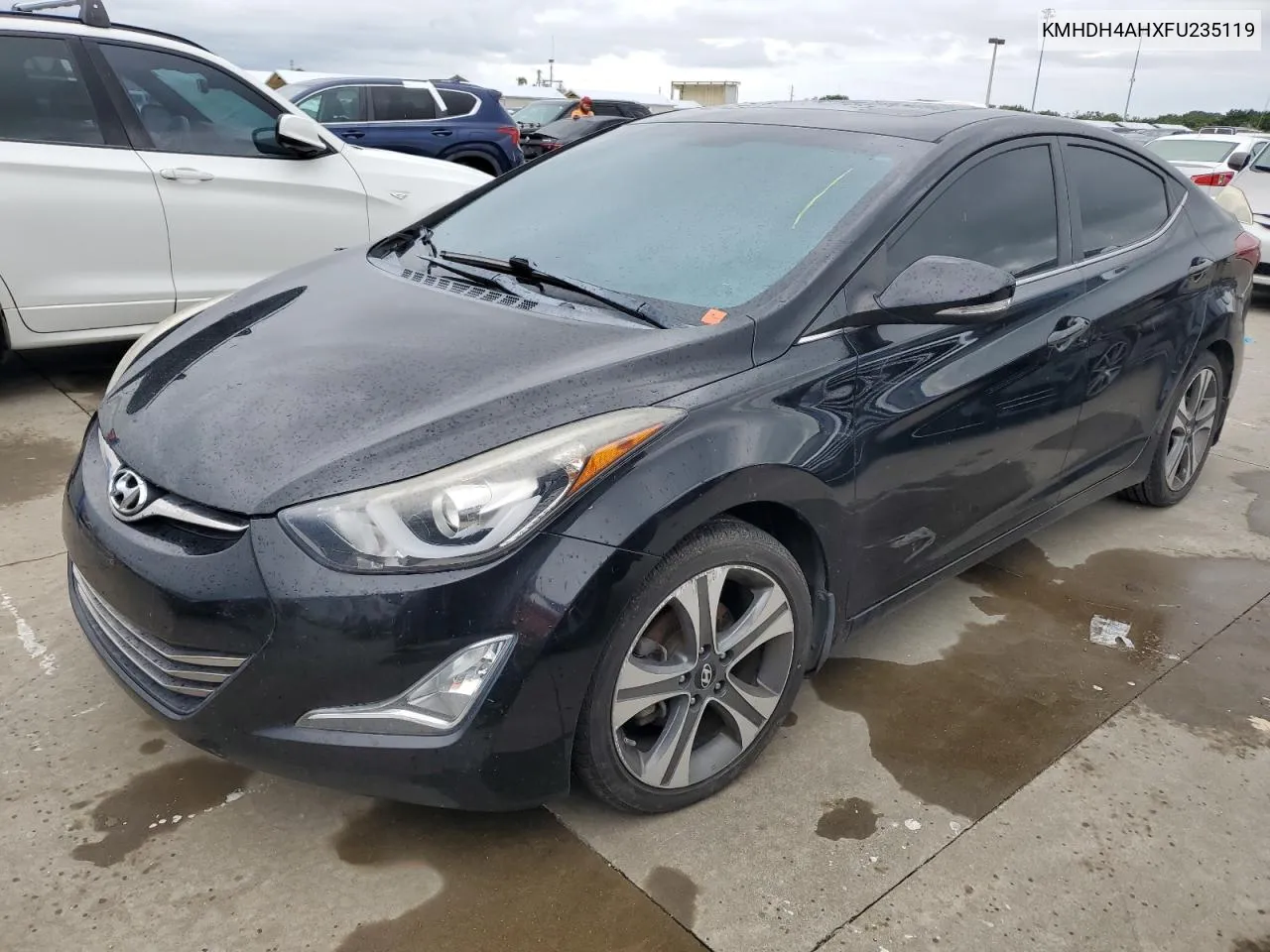 KMHDH4AHXFU235119 2015 Hyundai Elantra Se