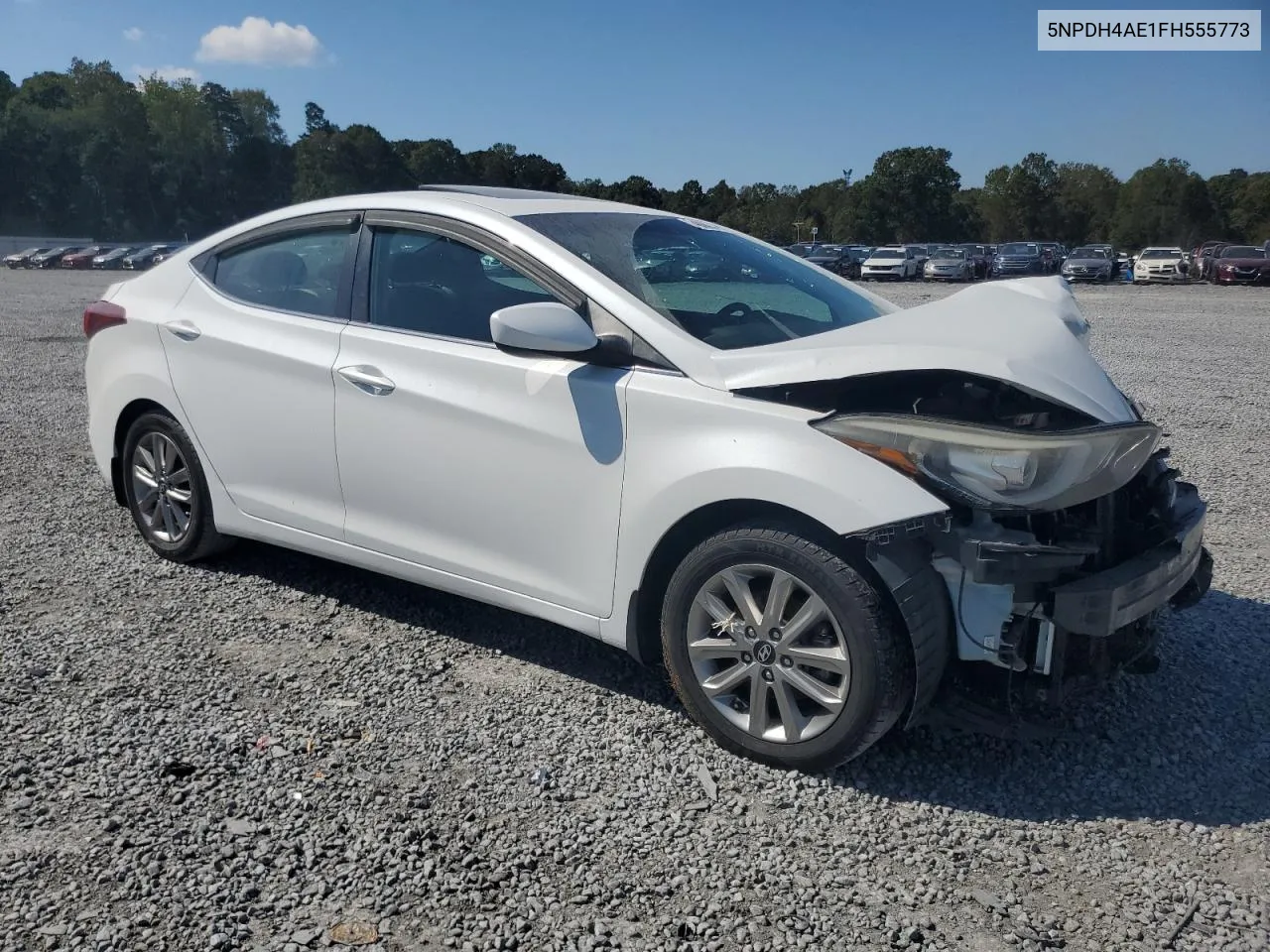 2015 Hyundai Elantra Se VIN: 5NPDH4AE1FH555773 Lot: 74888214