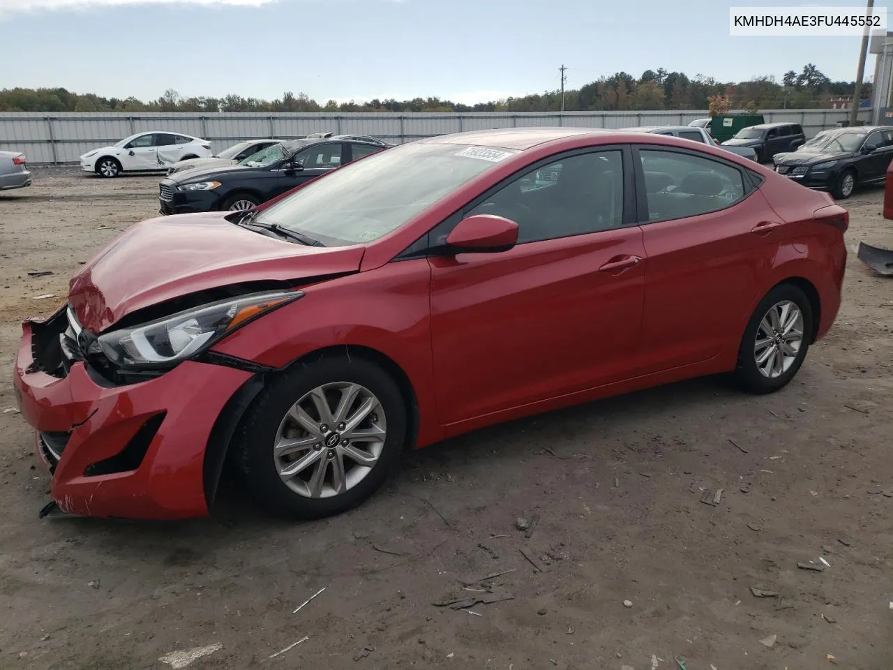 KMHDH4AE3FU445552 2015 Hyundai Elantra Se