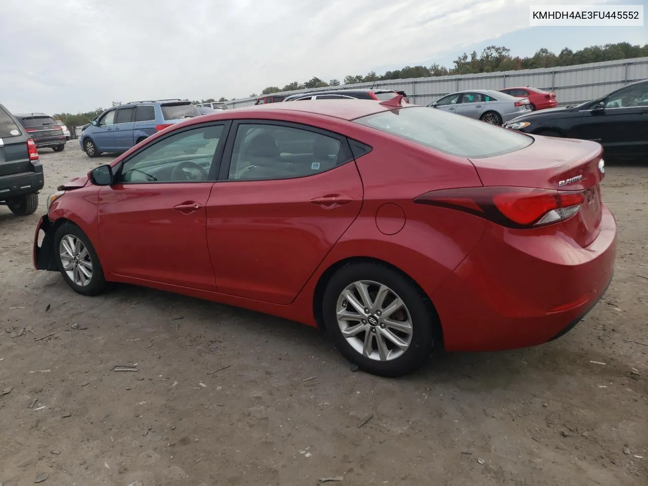 2015 Hyundai Elantra Se VIN: KMHDH4AE3FU445552 Lot: 75923554