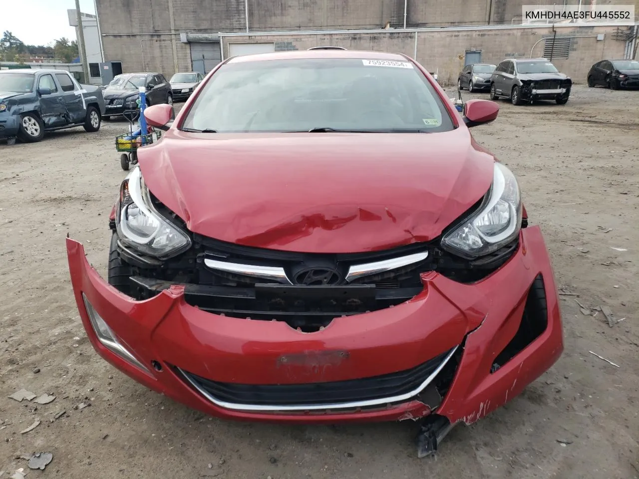 KMHDH4AE3FU445552 2015 Hyundai Elantra Se