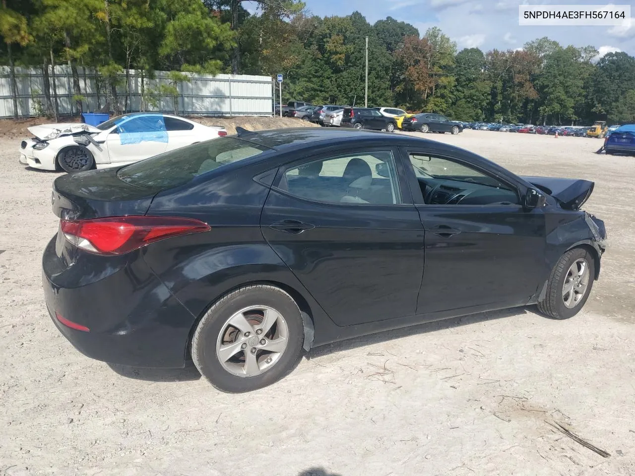 2015 Hyundai Elantra Se VIN: 5NPDH4AE3FH567164 Lot: 76197264