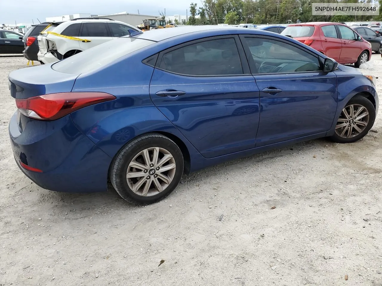 2015 Hyundai Elantra Se VIN: 5NPDH4AE7FH592648 Lot: 76397414