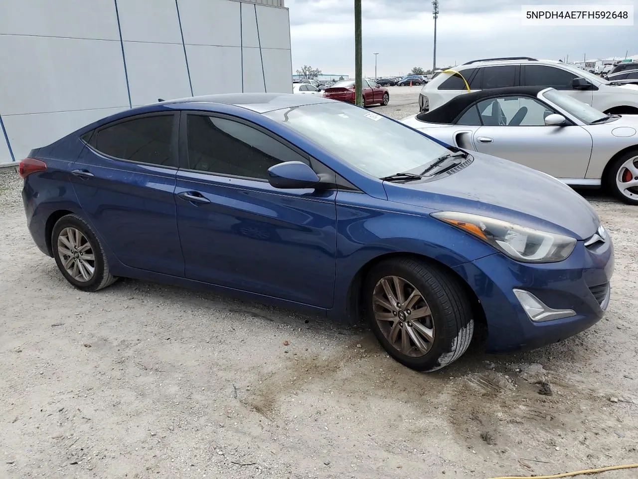 2015 Hyundai Elantra Se VIN: 5NPDH4AE7FH592648 Lot: 76397414