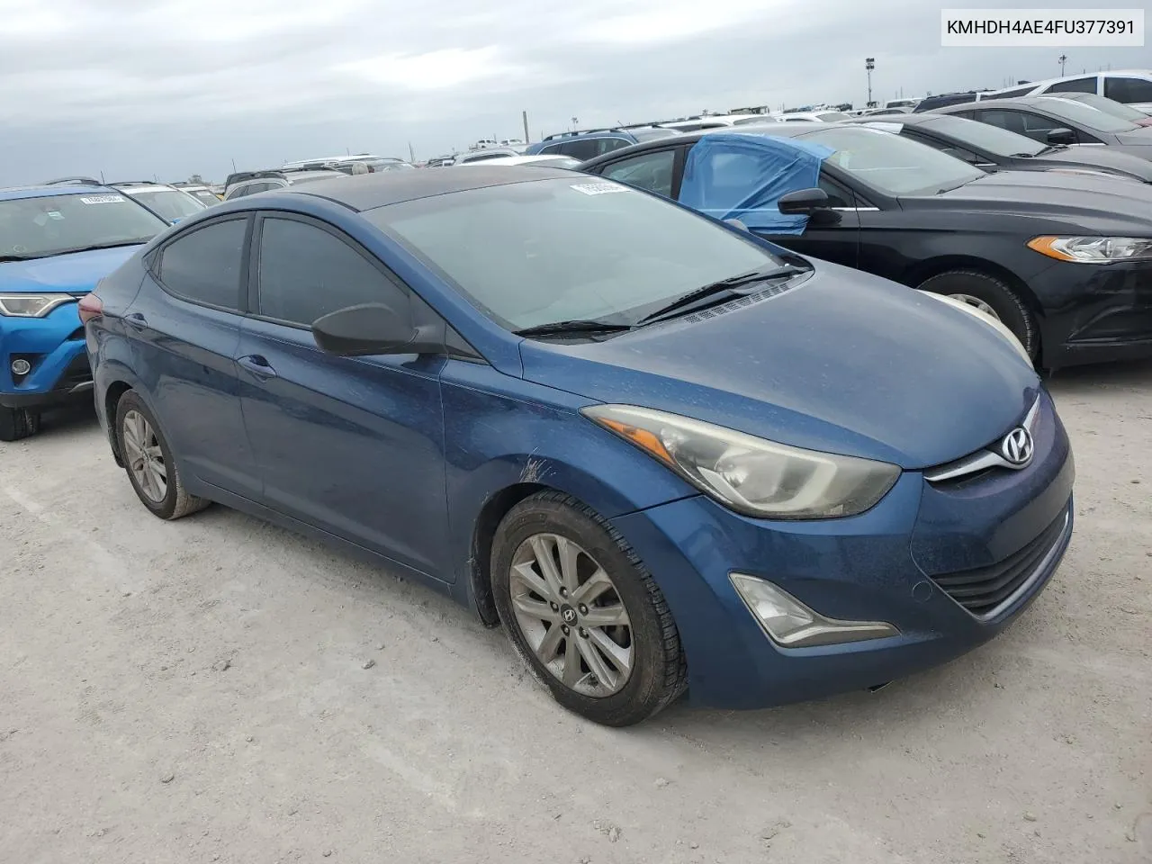 KMHDH4AE4FU377391 2015 Hyundai Elantra Se