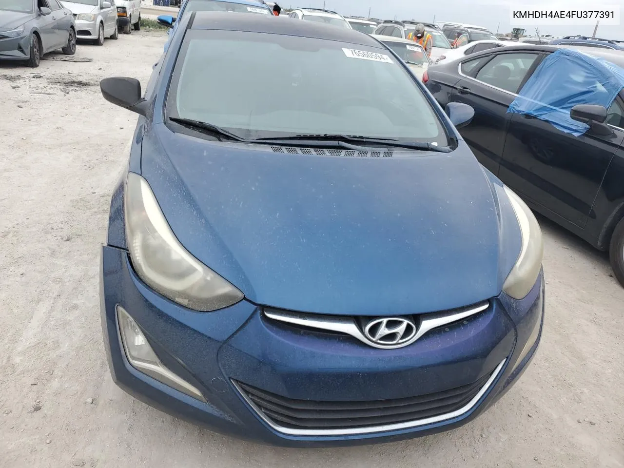 2015 Hyundai Elantra Se VIN: KMHDH4AE4FU377391 Lot: 76560594