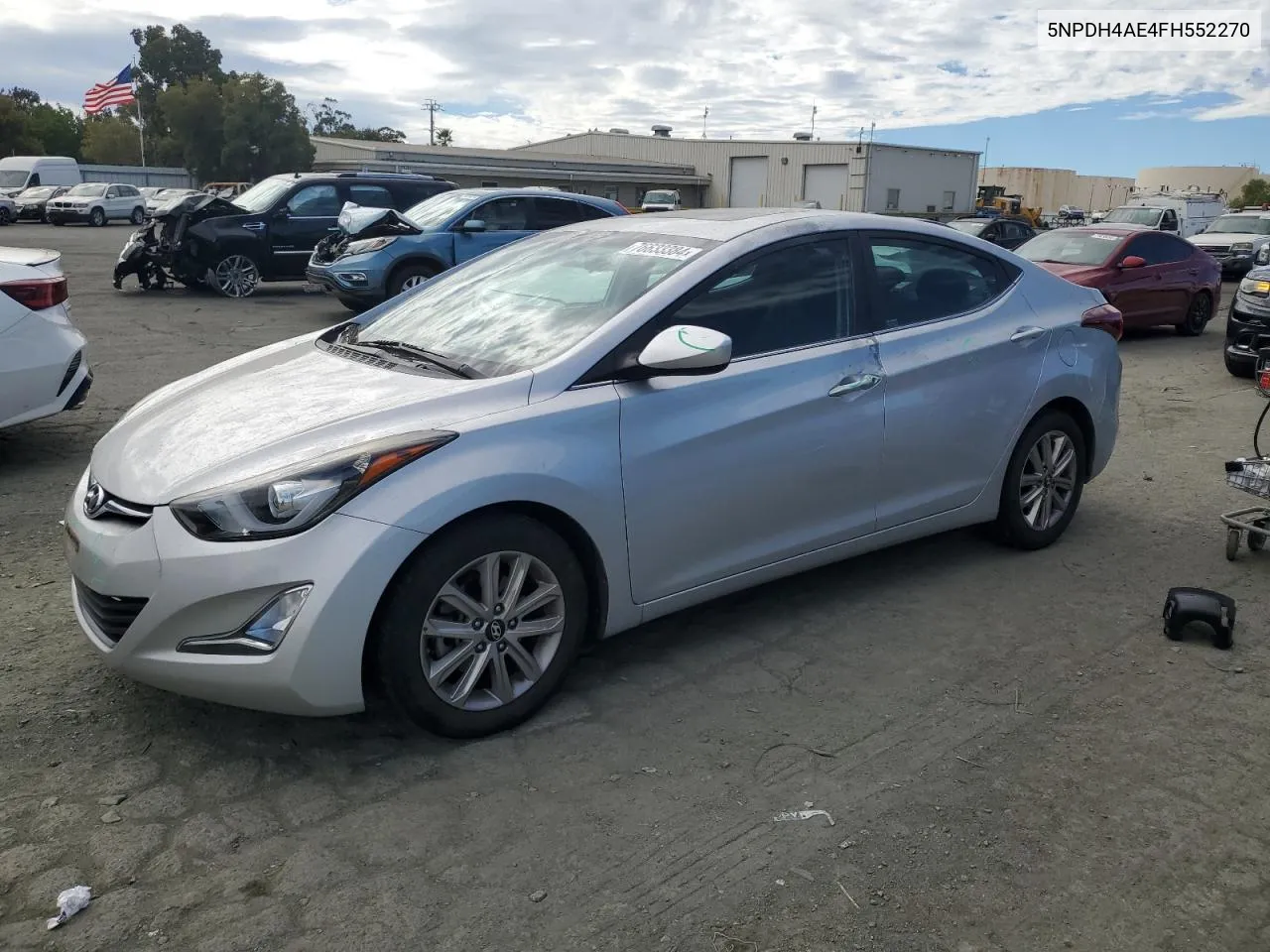 2015 Hyundai Elantra Se VIN: 5NPDH4AE4FH552270 Lot: 76633384