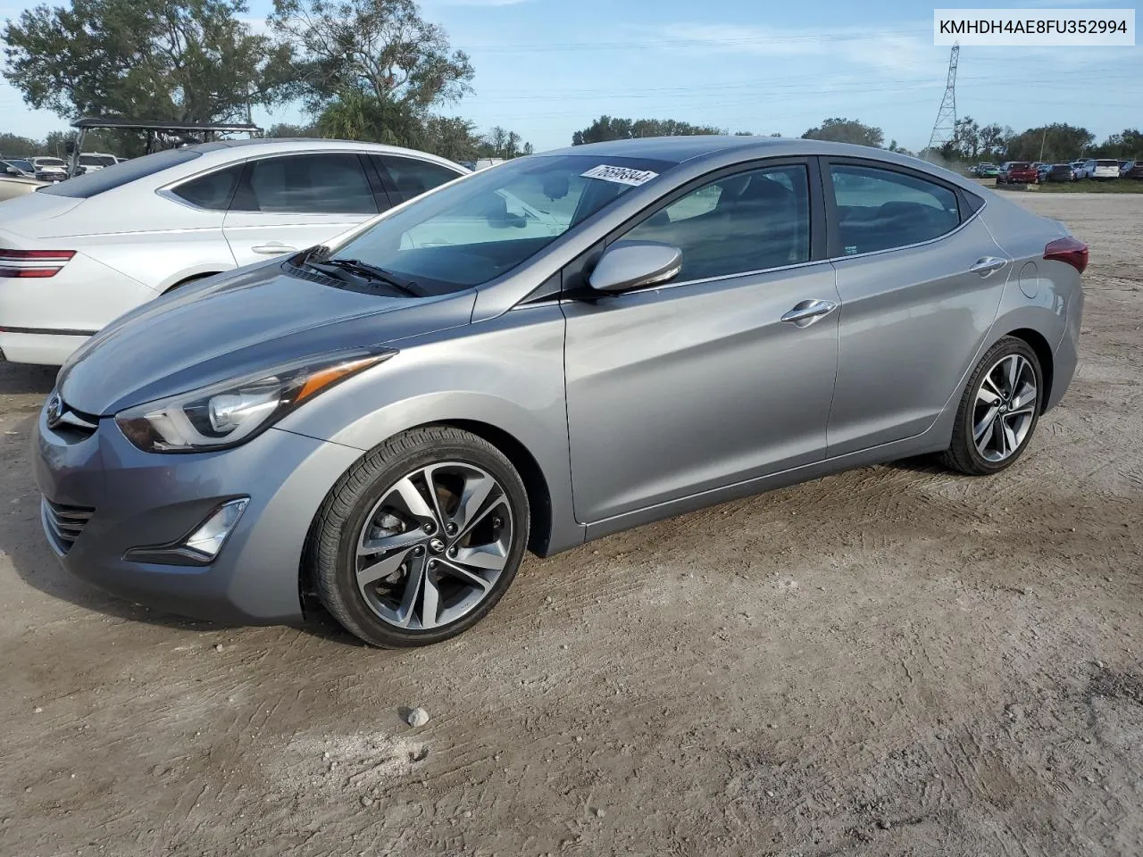 KMHDH4AE8FU352994 2015 Hyundai Elantra Se