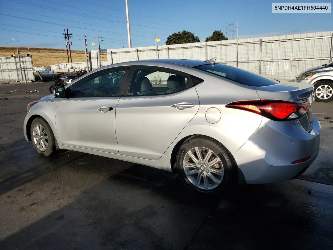 2015 Hyundai Elantra Se VIN: 5NPDH4AE1FH604440 Lot: 76724104