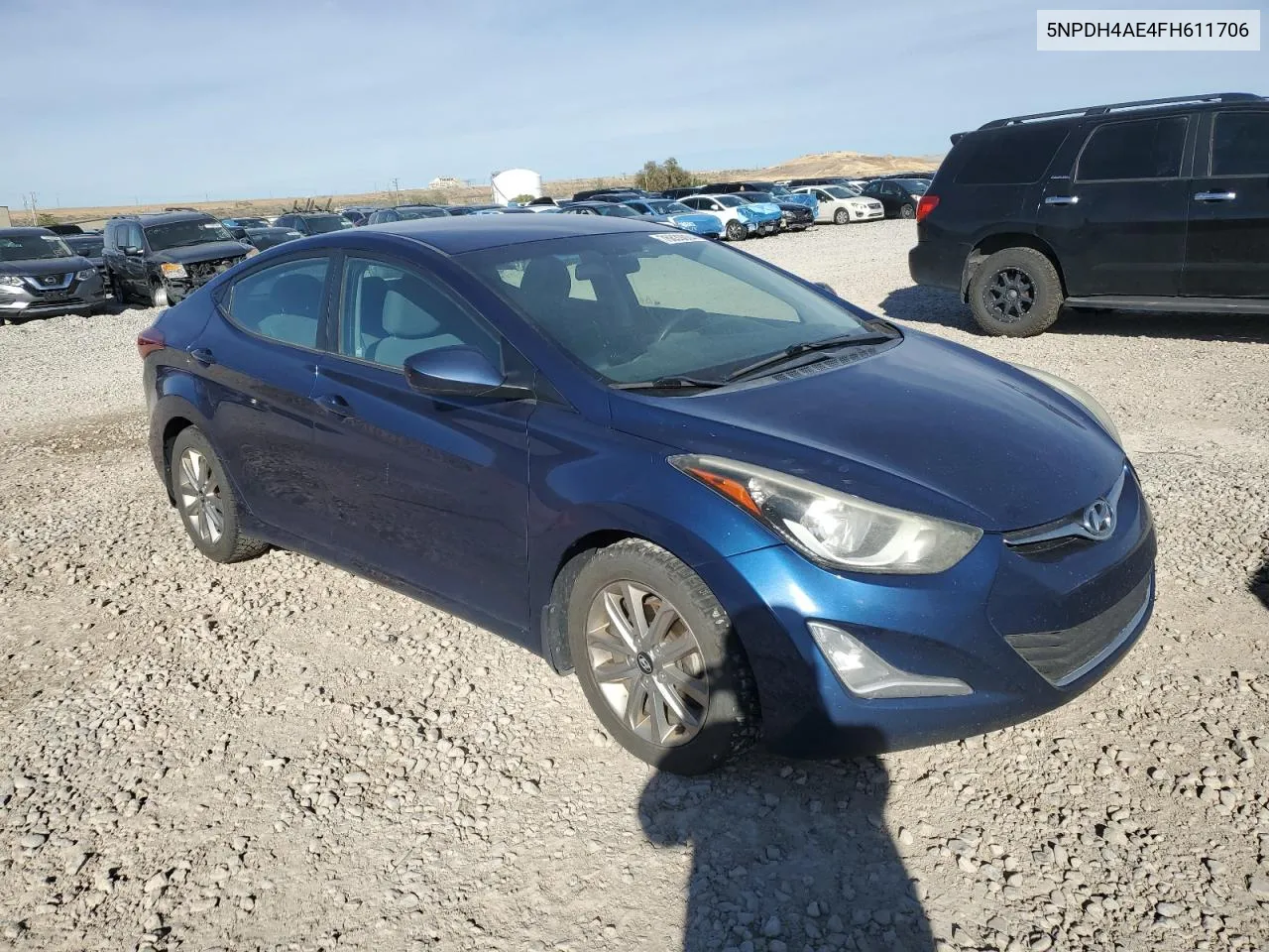 2015 Hyundai Elantra Se VIN: 5NPDH4AE4FH611706 Lot: 76833004