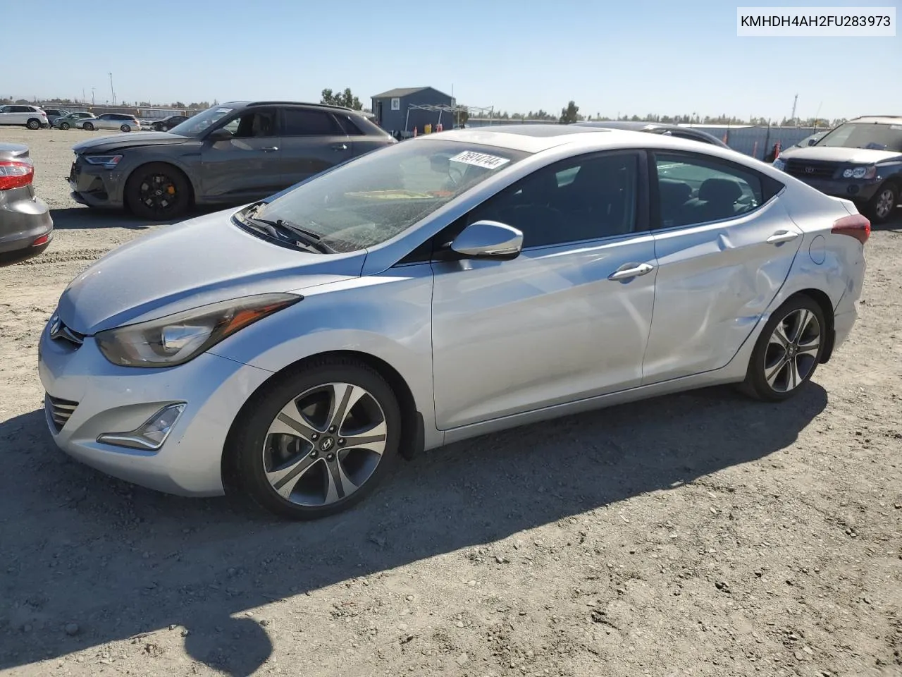 2015 Hyundai Elantra Se VIN: KMHDH4AH2FU283973 Lot: 76914744