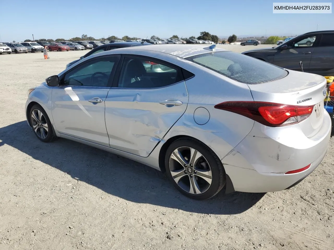 2015 Hyundai Elantra Se VIN: KMHDH4AH2FU283973 Lot: 76914744