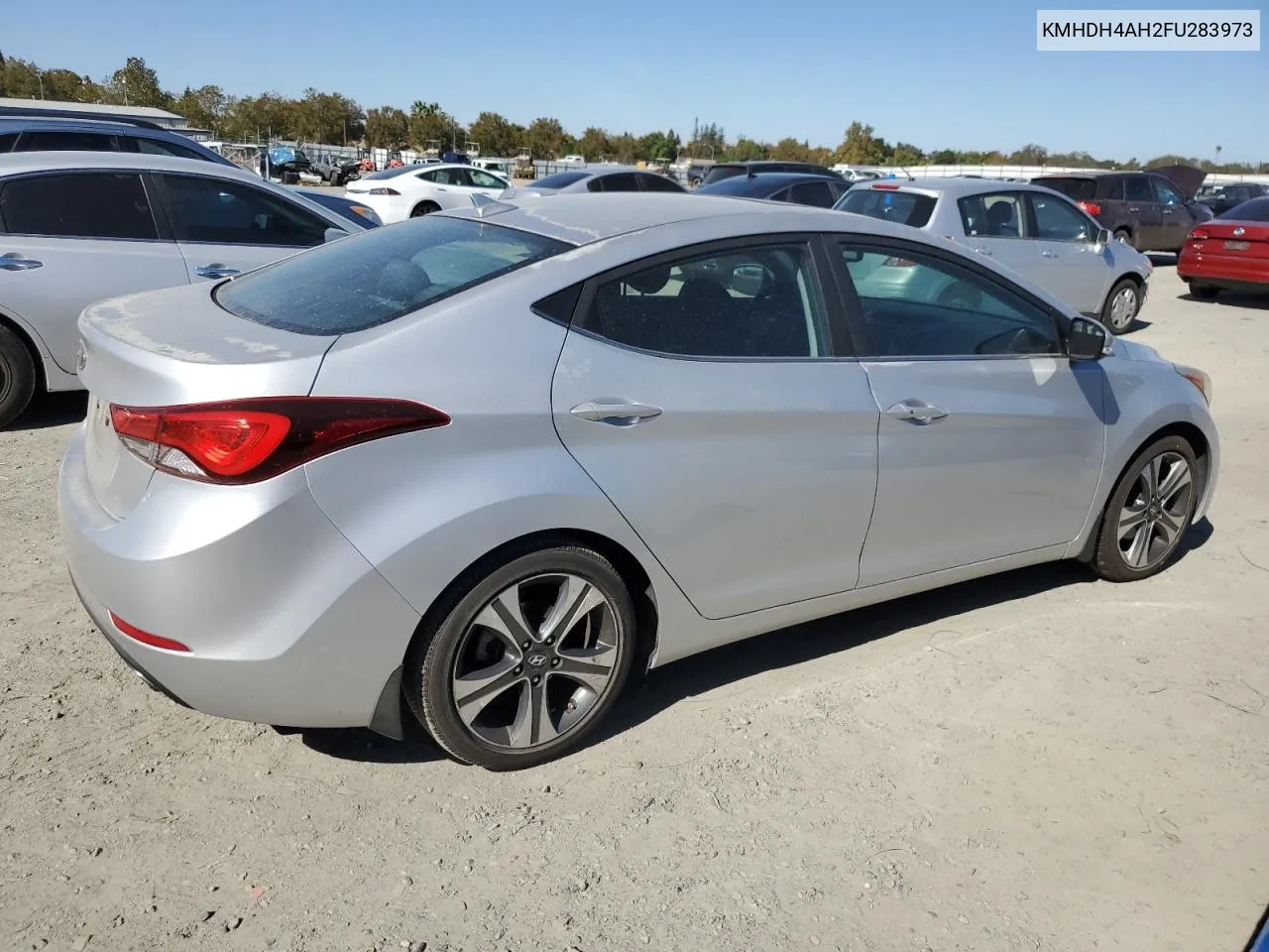 2015 Hyundai Elantra Se VIN: KMHDH4AH2FU283973 Lot: 76914744