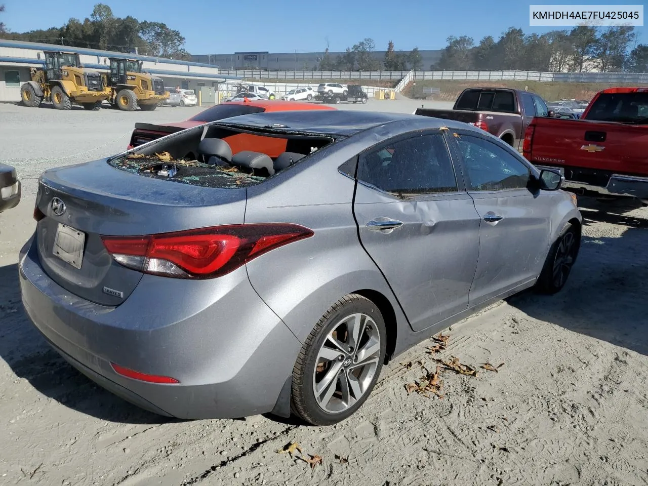 2015 Hyundai Elantra Se VIN: KMHDH4AE7FU425045 Lot: 76940954