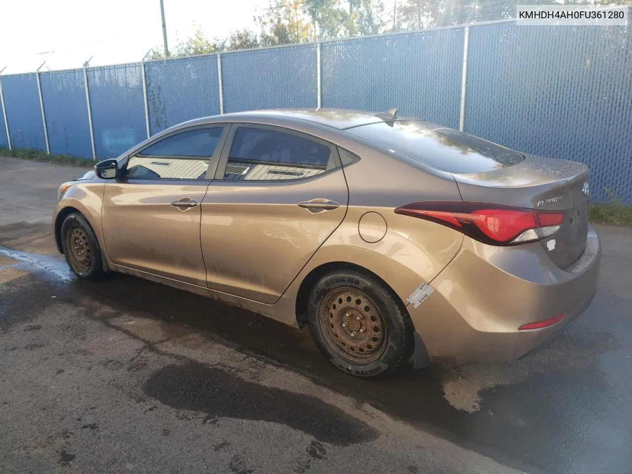 KMHDH4AH0FU361280 2015 Hyundai Elantra Se