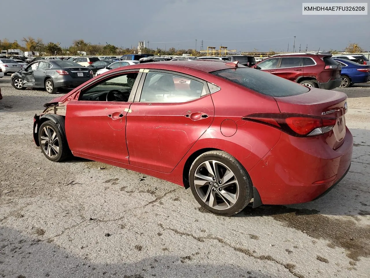 2015 Hyundai Elantra Se VIN: KMHDH4AE7FU326208 Lot: 77430664