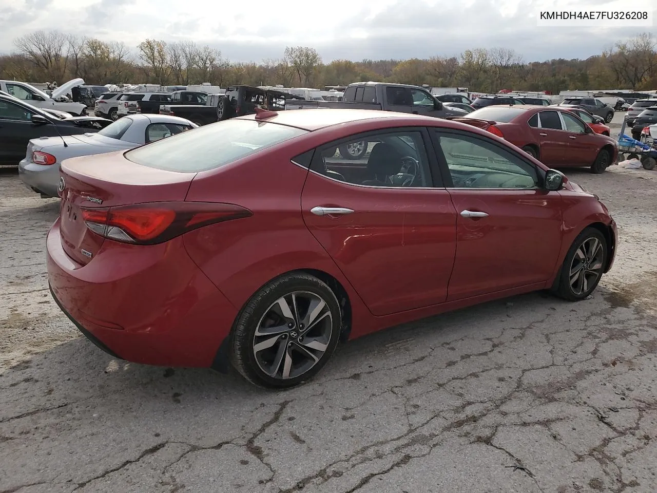 2015 Hyundai Elantra Se VIN: KMHDH4AE7FU326208 Lot: 77430664