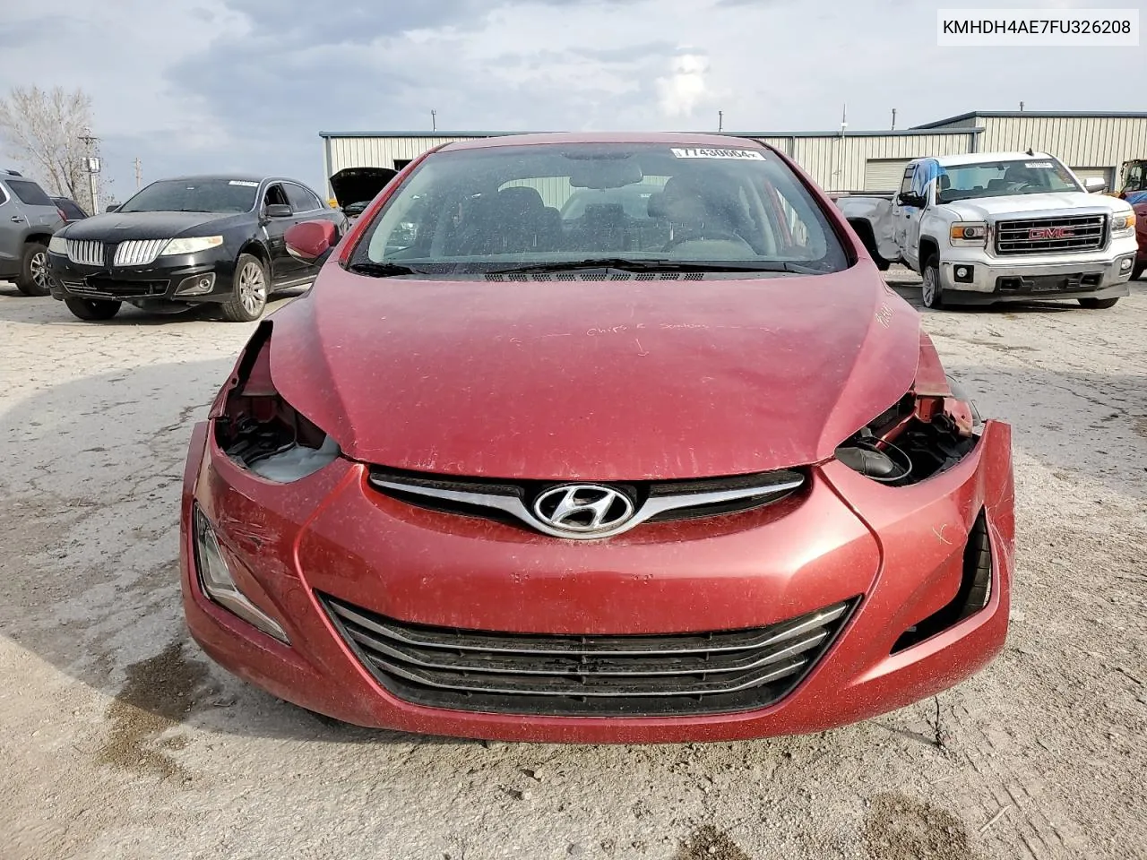 2015 Hyundai Elantra Se VIN: KMHDH4AE7FU326208 Lot: 77430664