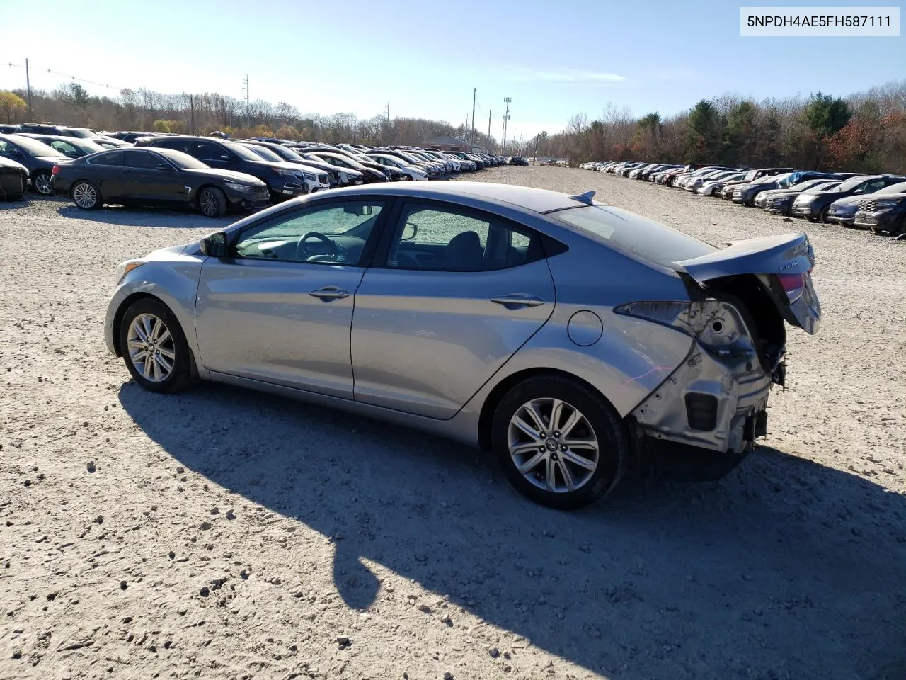 2015 Hyundai Elantra Se VIN: 5NPDH4AE5FH587111 Lot: 80584714