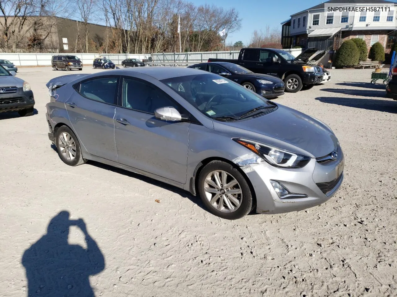 2015 Hyundai Elantra Se VIN: 5NPDH4AE5FH587111 Lot: 80584714