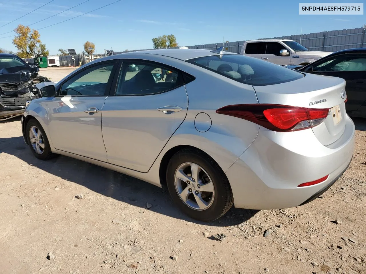 2015 Hyundai Elantra Se VIN: 5NPDH4AE8FH579715 Lot: 80593744